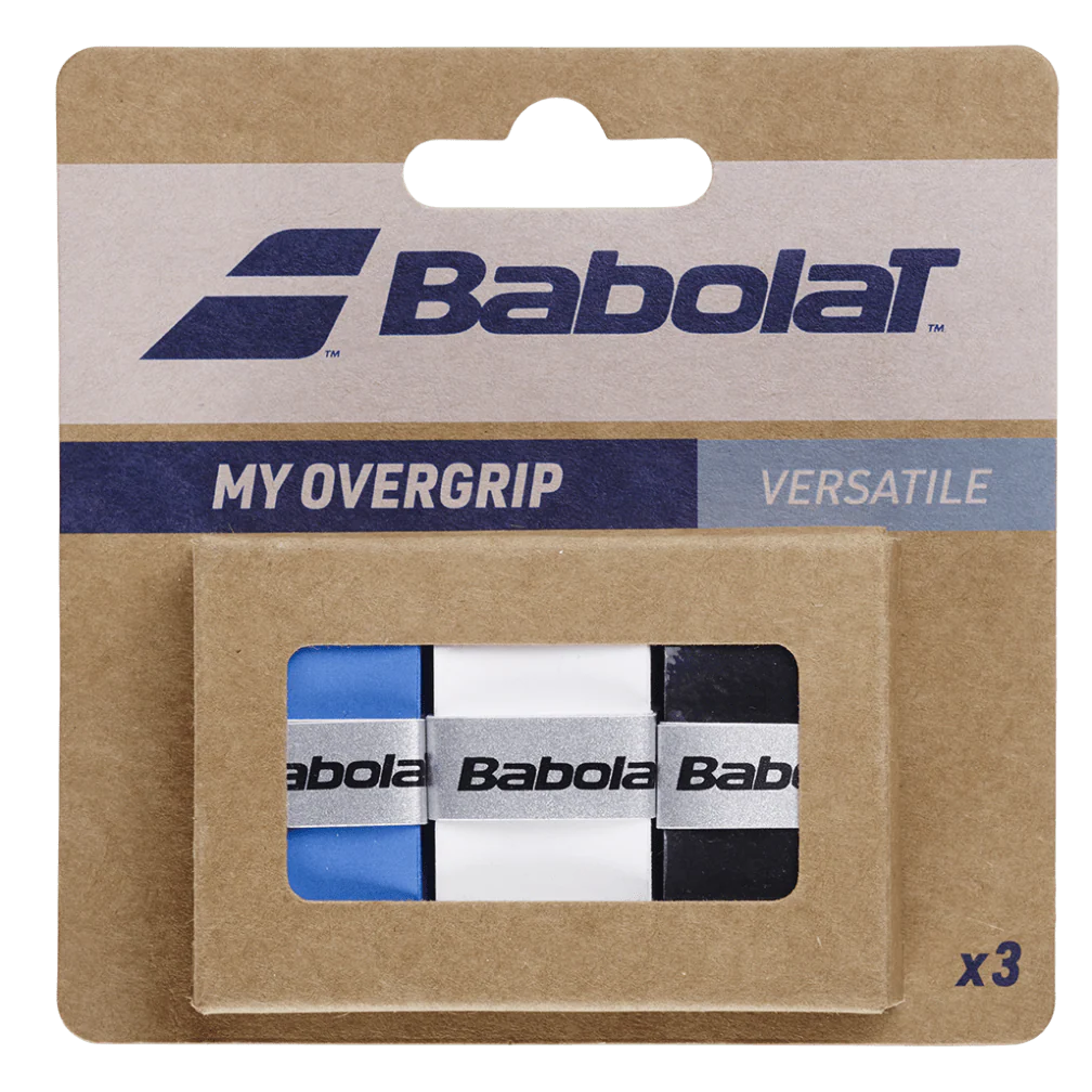 2026 Babolat Grip x 3. BL/BK/WH