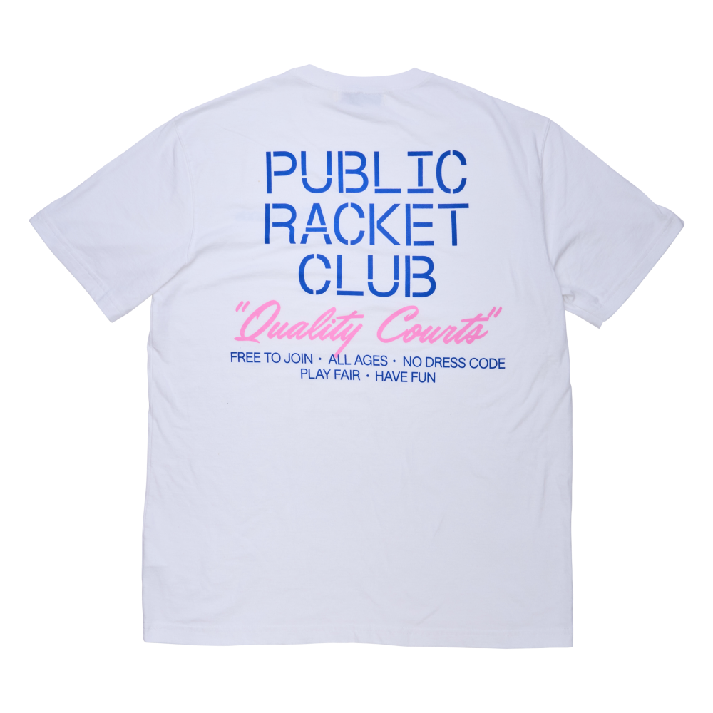 Quality Courts Tee - White