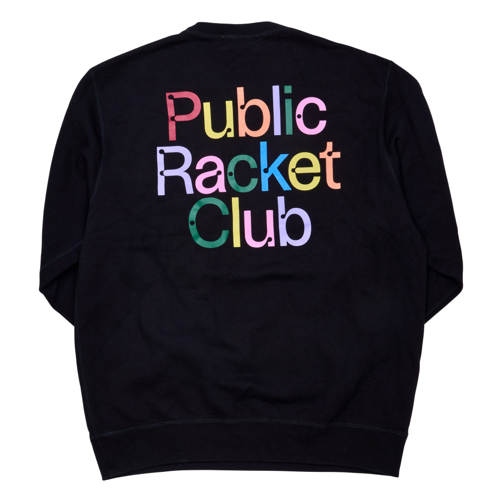 Public Racket Club Crew - Black