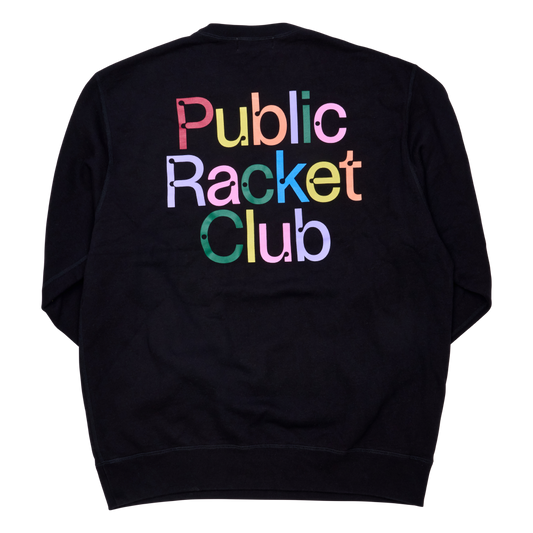 Public Racket Club Crew - Black