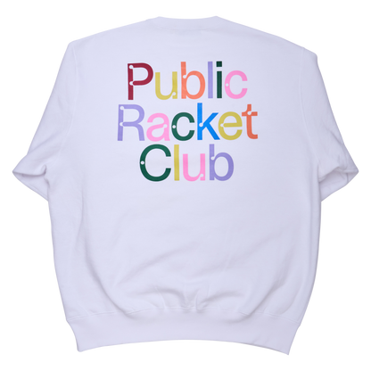 Public Racket Club Crew - White