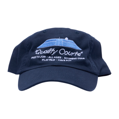 Quality Courts Dad Hat - Navy