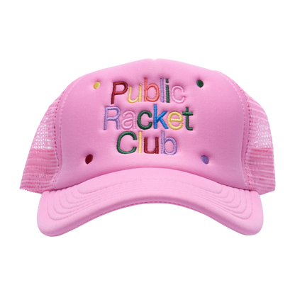 Public Racket Club Trucker Hat - Pink/Multi