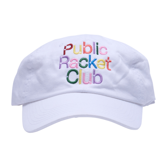 Public Racket Club Dad Hat - White/Multi