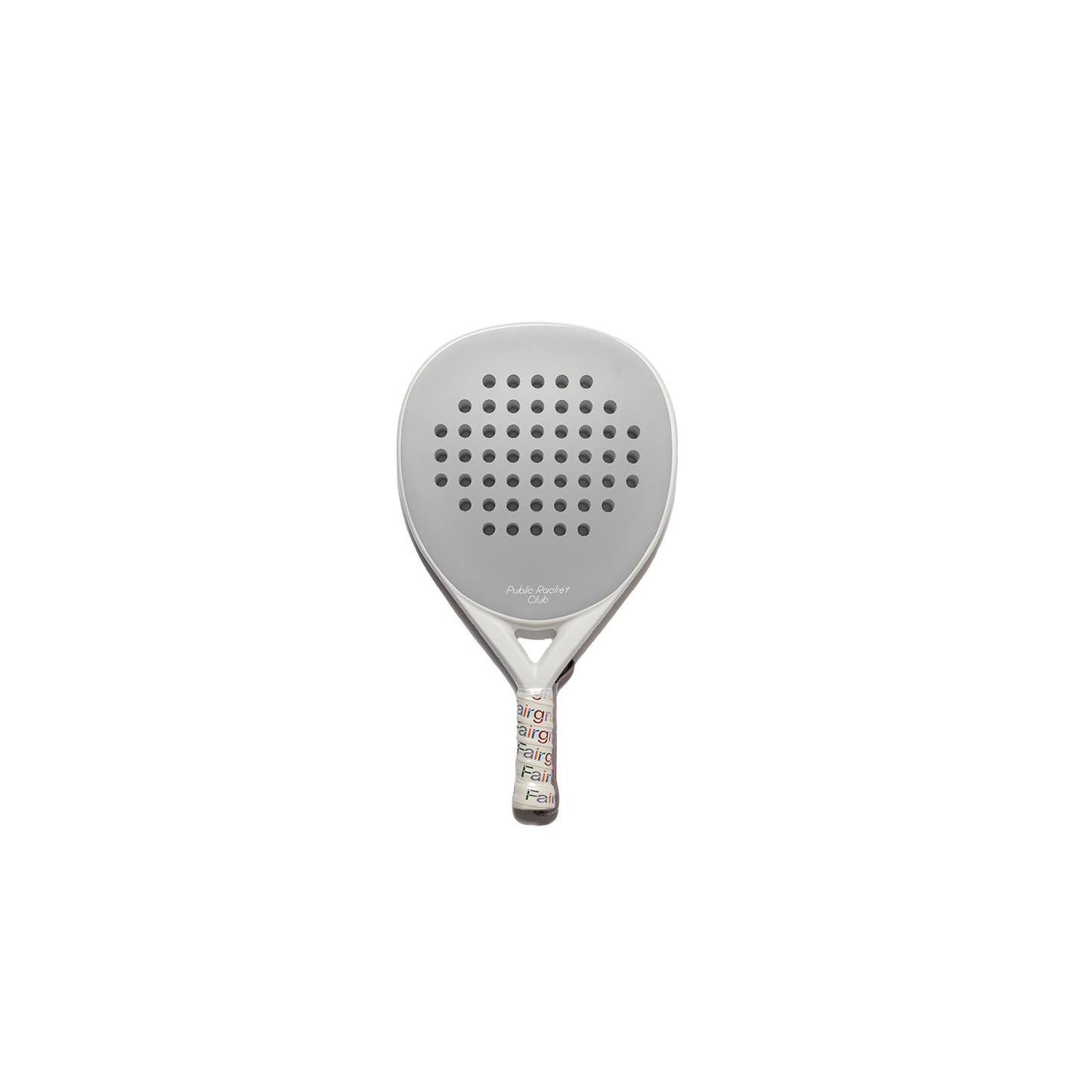 White Paddle Racket Ultimate Padel Racket - White/Grey – Fairgrounds