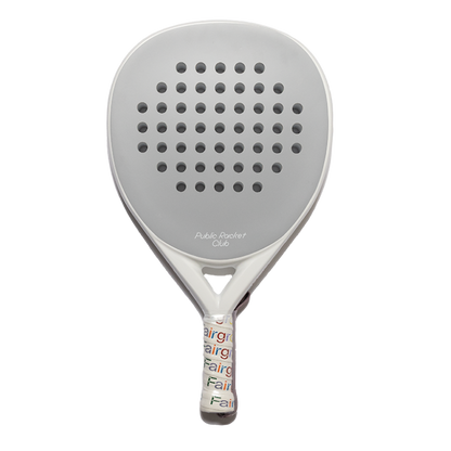 Ultimate Padel Racket - White/Grey