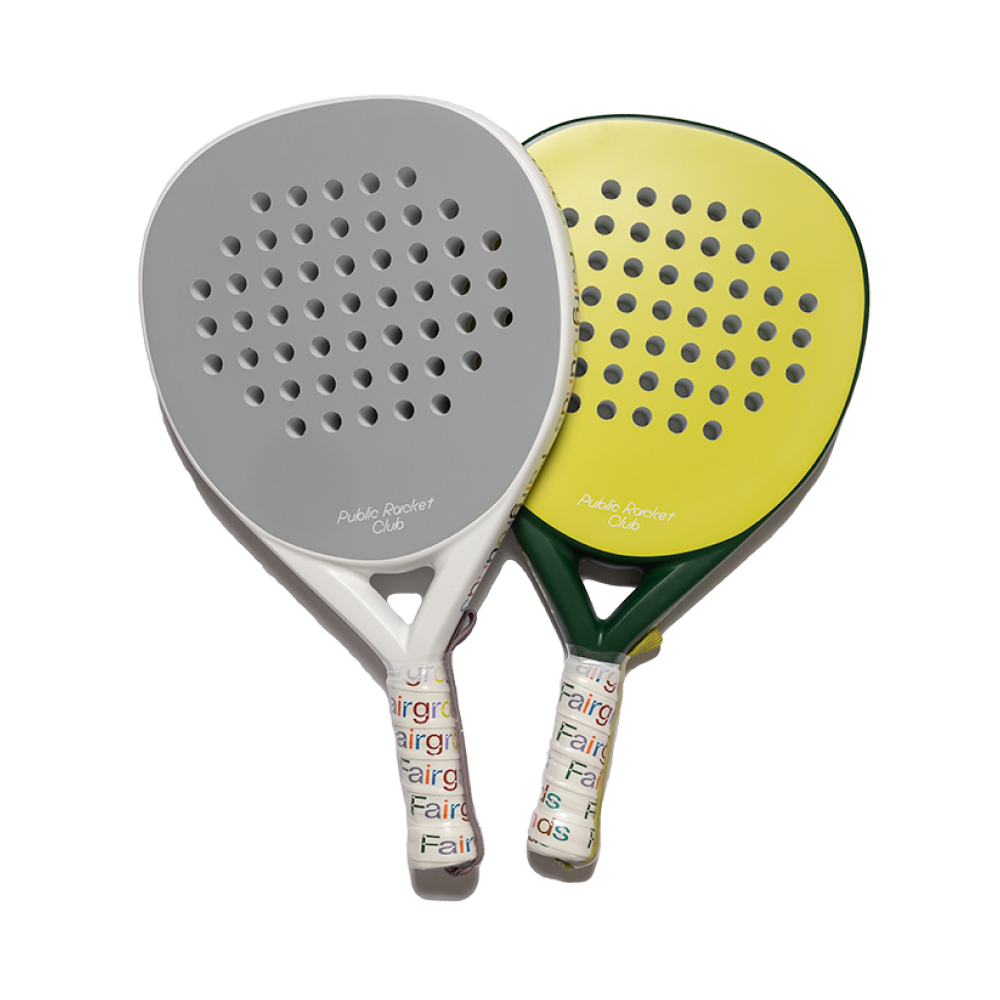 Ultimate Padel Racket - White/Grey