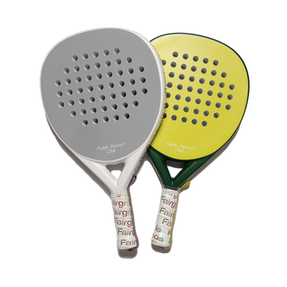 Ultimate Padel Racket - White/Grey