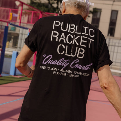 Quality Courts Tee - Black