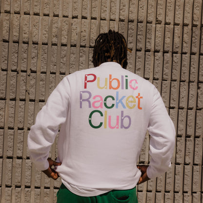 Public Racket Club Crew - White