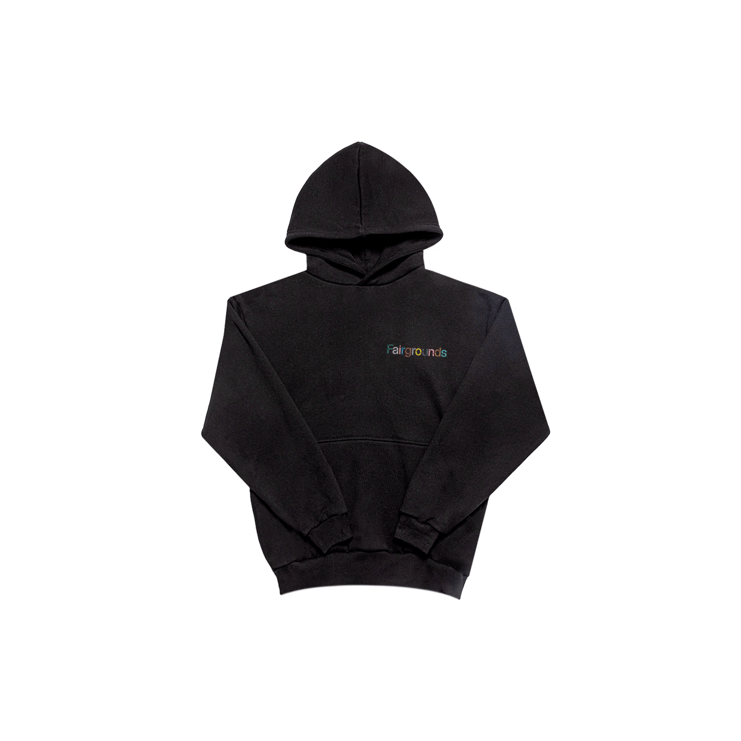 Classic Embroidered Hoodie - Black