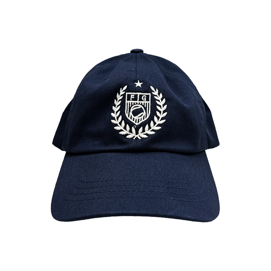 Fairgrounds Crest Chino Twill Hat - Navy