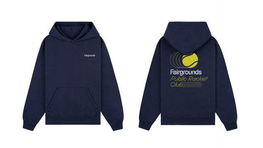 Fairgrounds Public Racket Club Vintage Padel Ball Hoodie