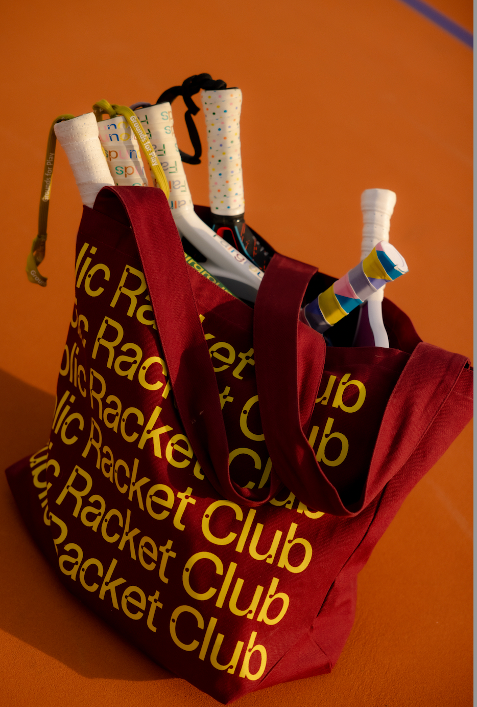 Public Racket Club Large Tote Bag