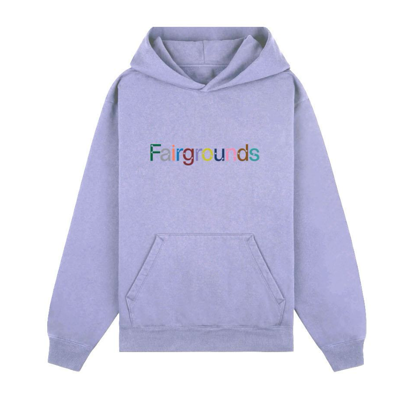 Rainbow Fairgrounds Heather Grey Hoodie