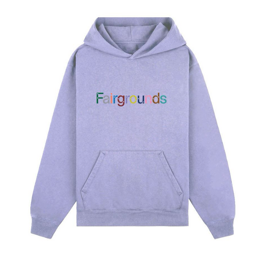 Rainbow Fairgrounds Heather Grey Hoodie