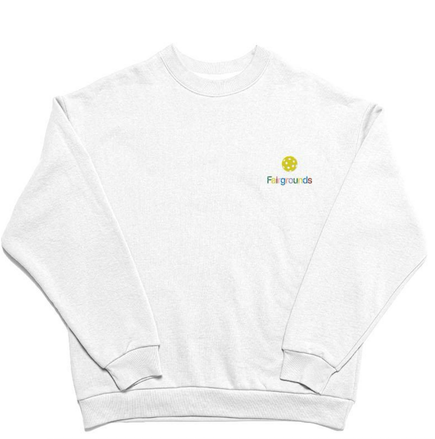 Pickleball Public Racket Club Rainbow FG Crewneck