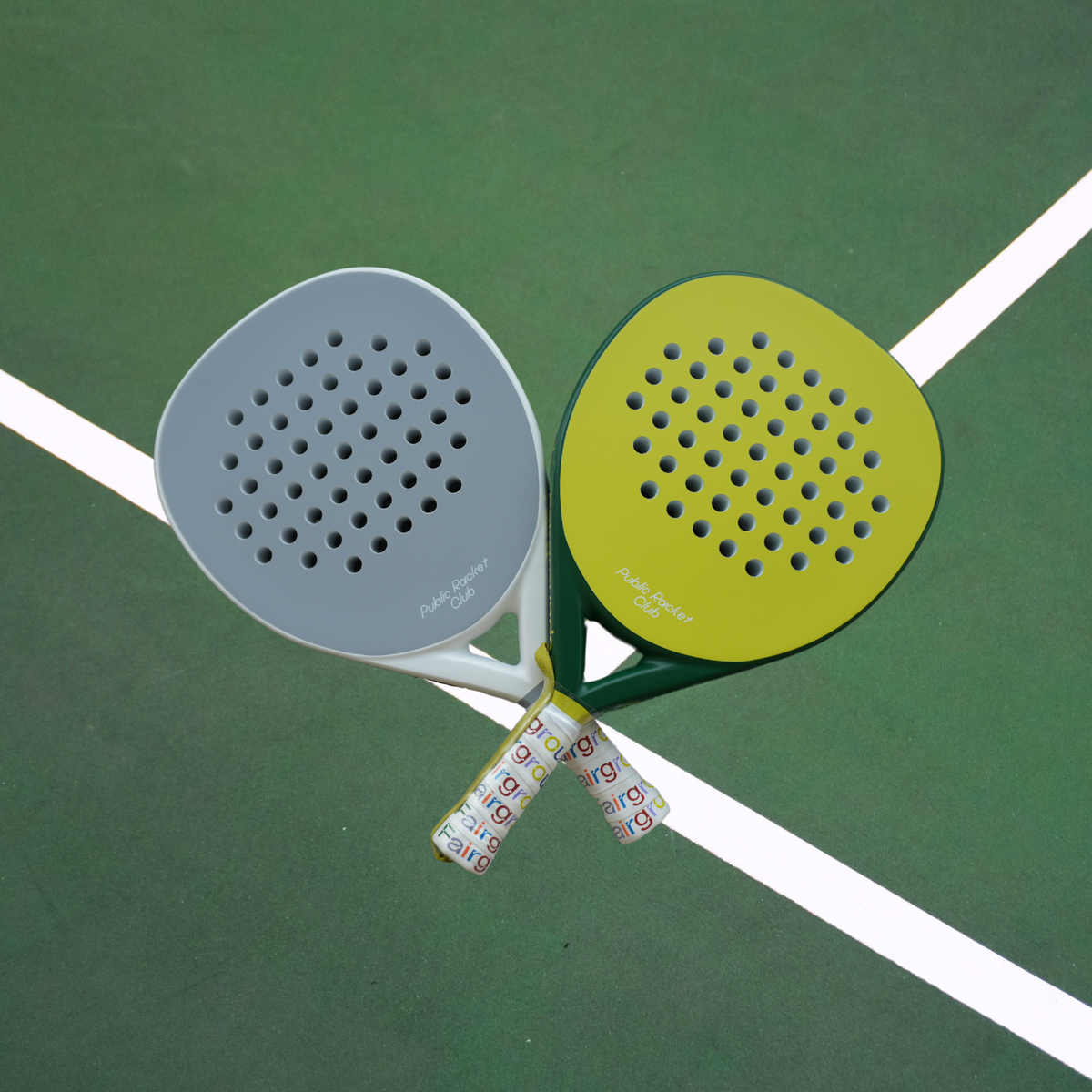 Ultimate Padel Racket - White/Grey