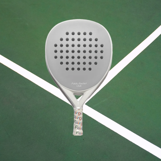 Ultimate Padel Racket - White/Grey